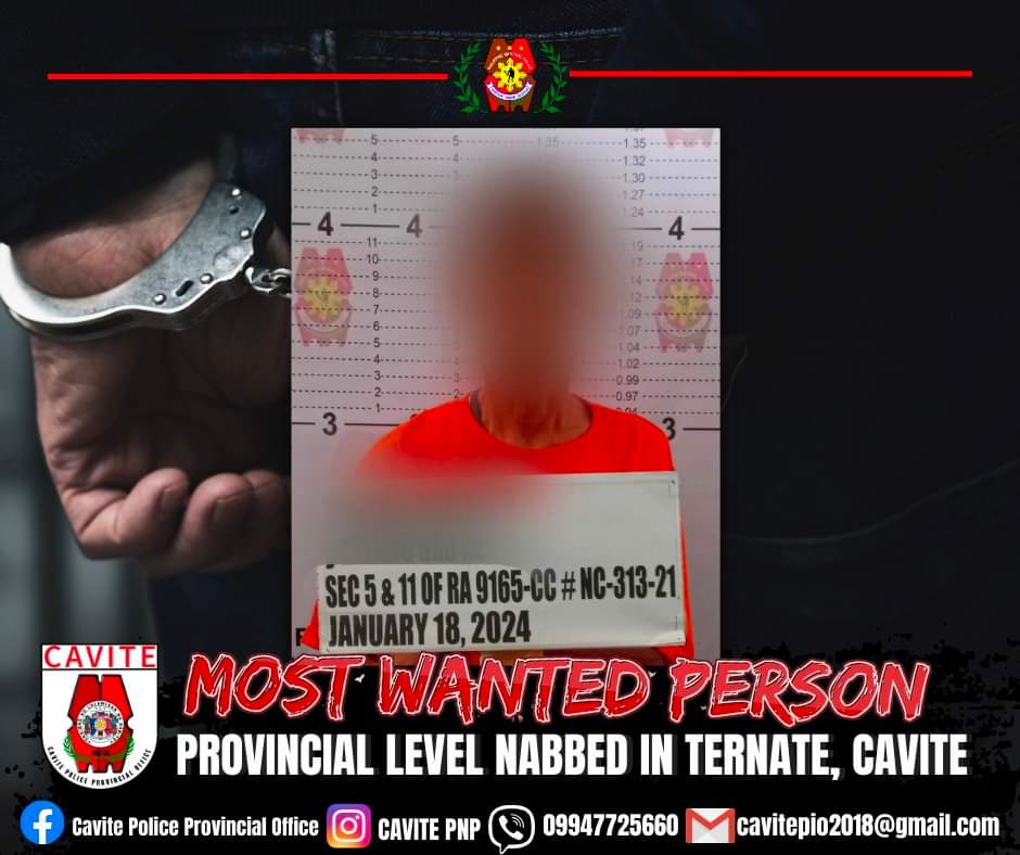 Cavite Police Arrest Most Wanted Drug Suspect in Naic - Cavite News