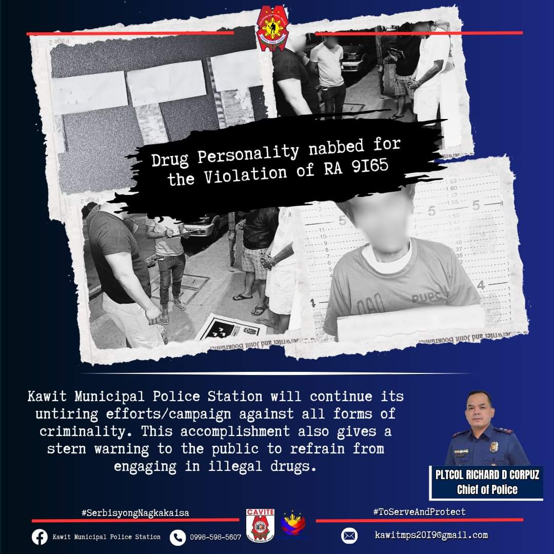 Drug Dealer from Bacoor Captured in Kawit, Cavite - Cavite News