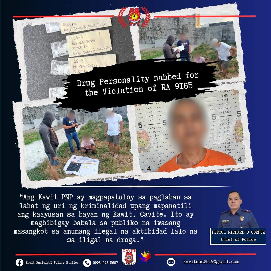 'Joey' Drug Dealer Arrested in Kawit, Cavite - Cavite News