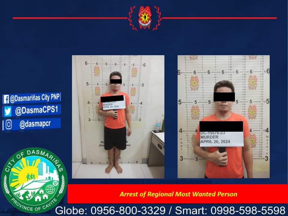 Regional Most Wanted Suspect Apprehended in Dasmariñas City Joint ...