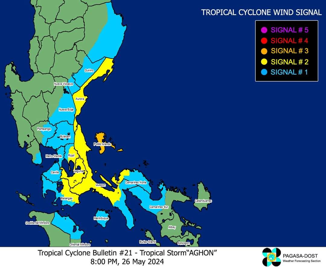 Severe Tropical Storm Aghon Makes Landfall in Calabarzon - Cavite News