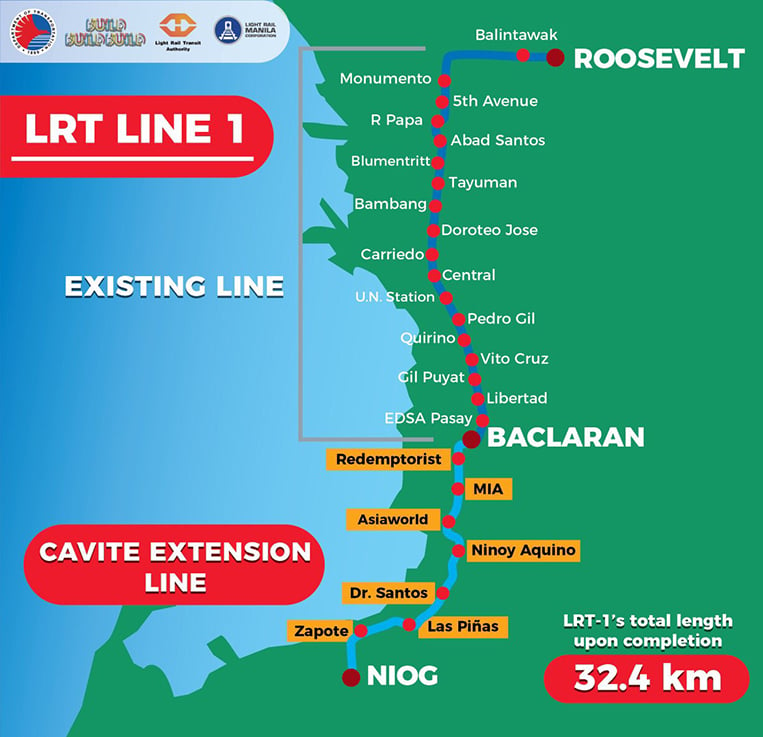 LRT-1 Cavite Extension Phases 2 and 3 to Break Ground in 2026 - Cavite News